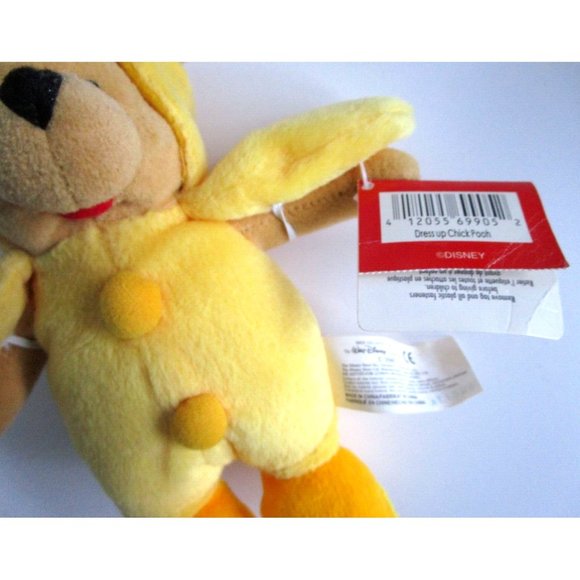 Disney Plush Winnie The Pooh "Dressed up Chicken Pooh" Stuffed Animal 8” NWTags - Picture 6 of 9